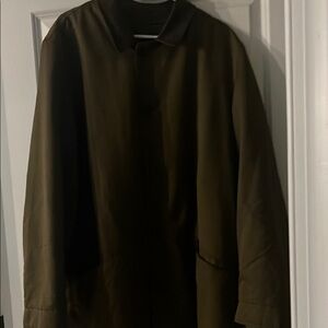 Olive Green Overcoat